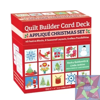 Quilt Builder Card Deck Appliqué Christmas Set