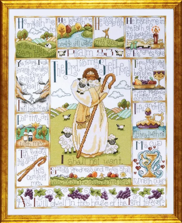 Twenty Third Psalm - Cross Stitch Kit