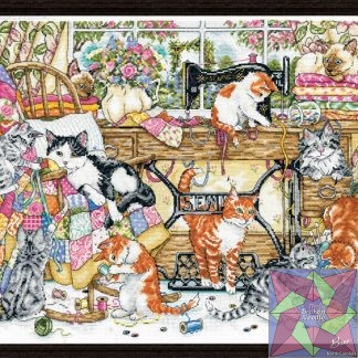 Sew Many Kittens- Cross Stitch Kit