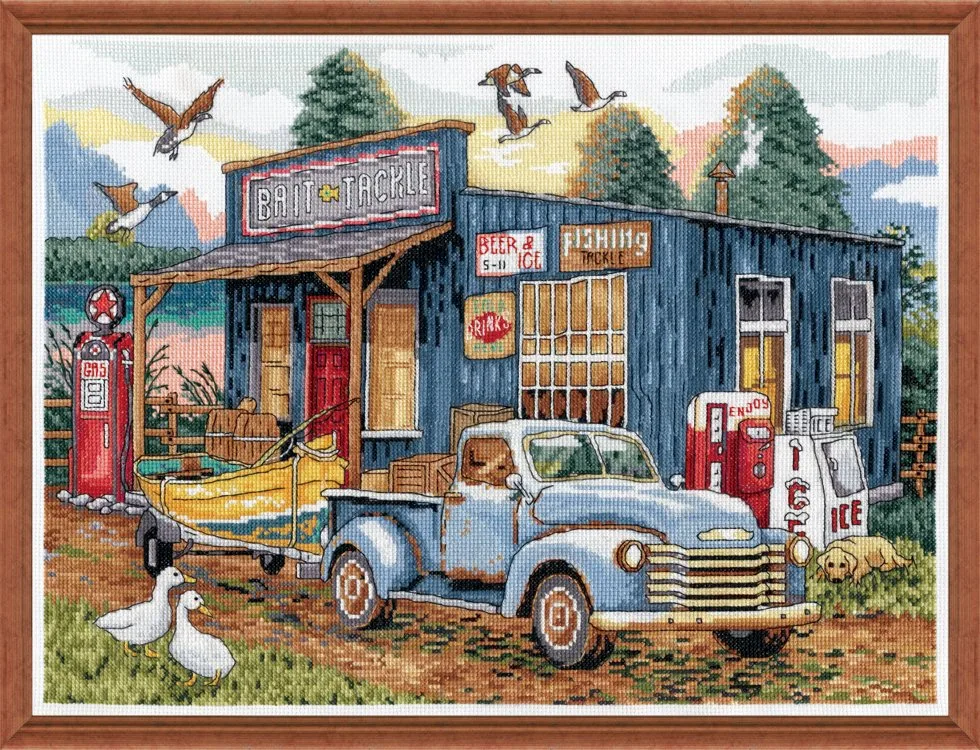 Bait & Tackle - Cross Stitch Kit