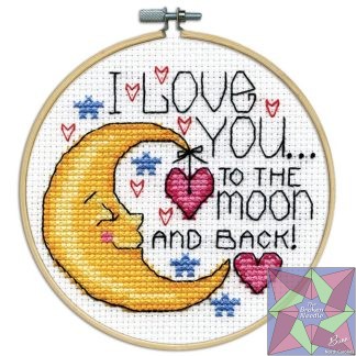Love You to the Moon - Cross Stitch Kit