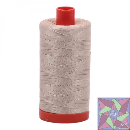 Mako Cotton Thread Solid 50wt 1422yds Ermine