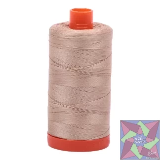 Mako Cotton Thread Solid 50wt 1422yds Beige