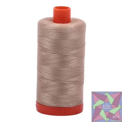 Mako Cotton Thread Solid 50wt 1422yds Sand