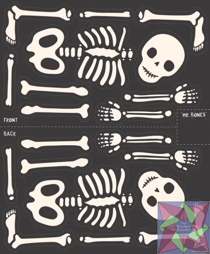Hey Pumpkin 36in x 43in Mr. Bones Jr. Panel