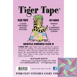 Tiger Tape Flex Tape 1/4in x 30yd Roll 9 Lines Per Inch for Curves