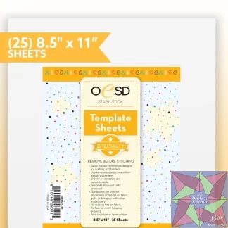 StabilStick Template Sheets 8.5in x 11in