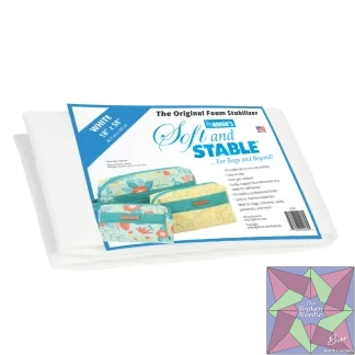 Soft and Stable White 100% Polyester Foam Stabilizer 18in x 58in