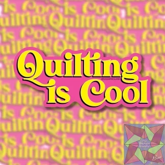 Quilting is Cool Sticker