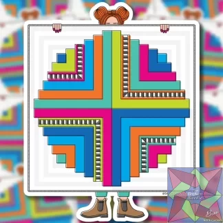 Fremont Circle Quilt Sticker