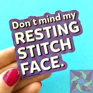 Resting Stitch Face Stickers