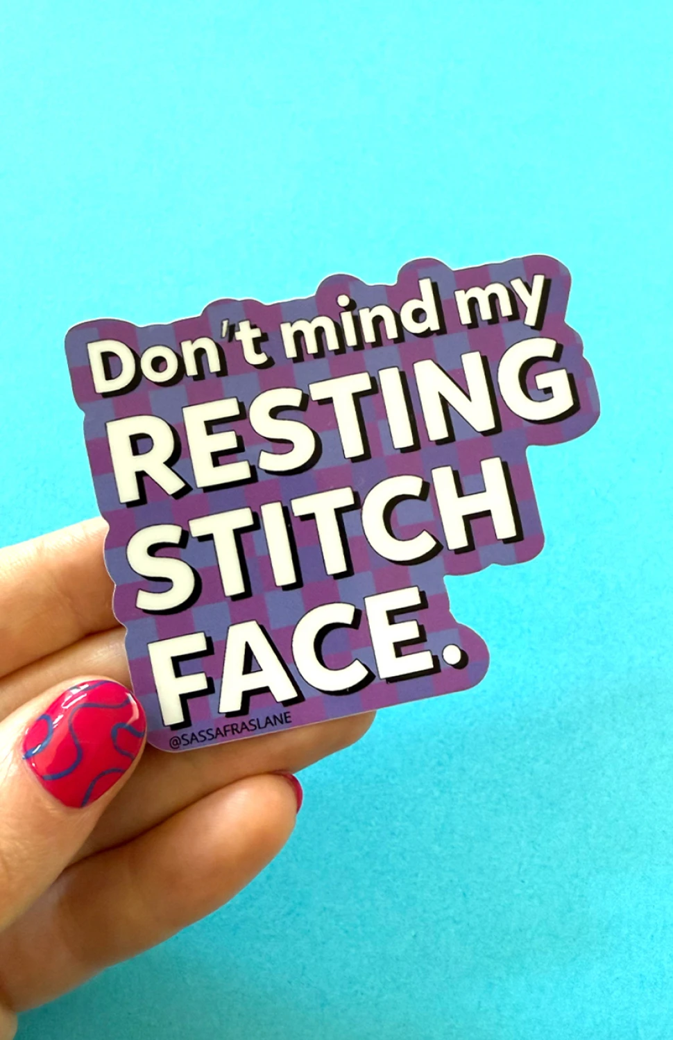 Resting Stitch Face Stickers