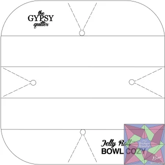 Jelly Roll Bowl Cozy Template