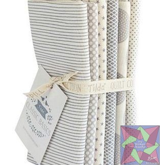 Tilda Basic Classics FQB 6 Fabrics, Grey