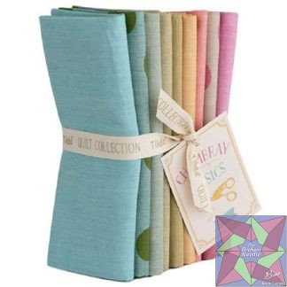 Tilda Seasonal Chambray FQB 9pc 20x22in Spring Pastels