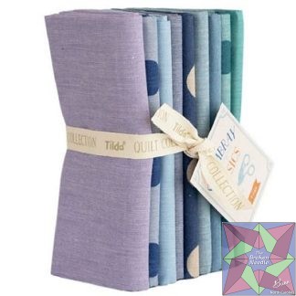 Tilda Seasonal Chambray FQB 9pc 20x22in Summer Blues