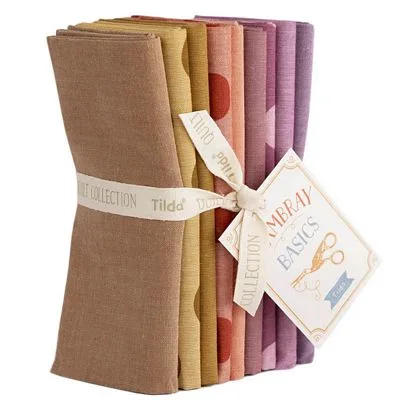 Tilda Seasonal Chambray FQB 9pc 20x22in Autumn Hues