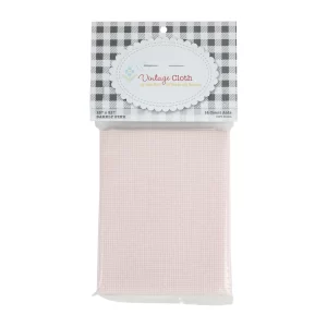 Lori Holt -Vintage Cloth Barely Pink 14ct 18in x 21in
