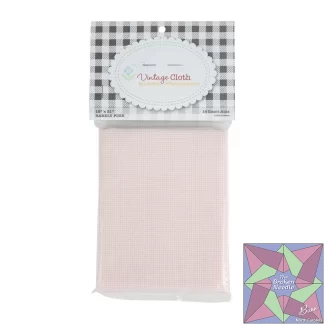 Lori Holt -Vintage Cloth Barely Pink 14ct 18in x 21in