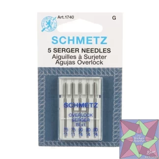 Schmetz Serger / Overlock BLX-1 Machine Needle Sizes 11/75 & 14/90