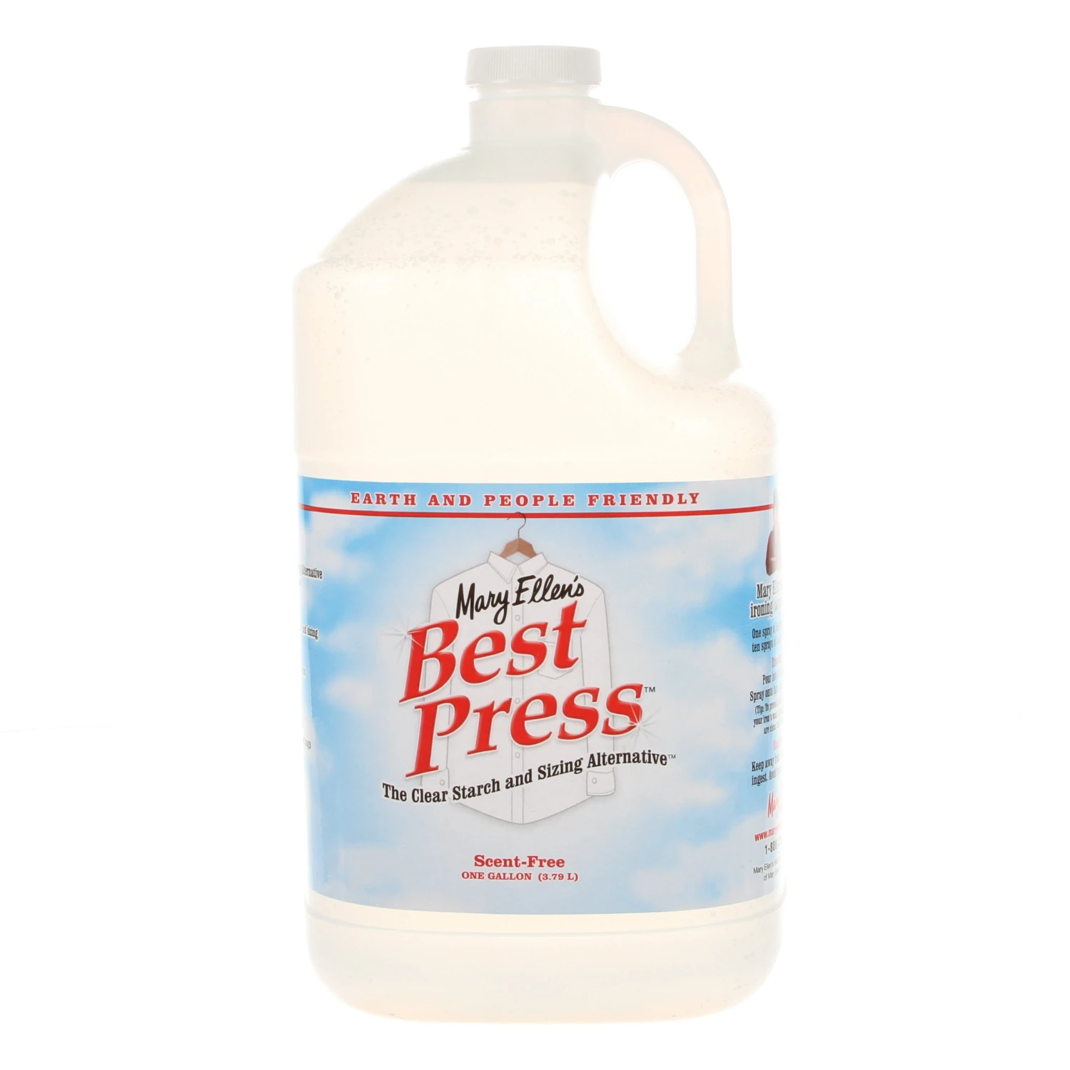 Best Press Spray Starch Scent Free Gallon Refill Size