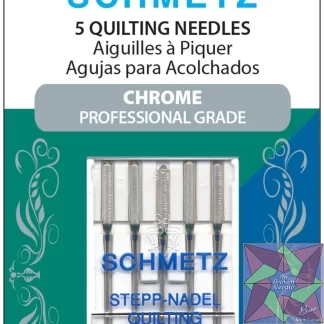 Chrome Quilting Schmetz Needle 5 ct, Size 90/14