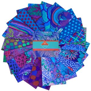 Kaffe Fassett Classics Plus - 5" Charm Pack - Royal