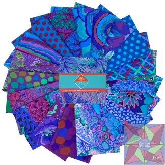 Kaffe Fassett Classics Plus - 5" Charm Pack - Royal