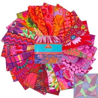 Kaffe Fassett Classics Plus - 5" Charm Pack - Ruby