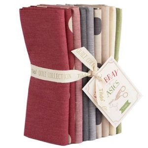 Tilda Seasonal Chambray FQB 9pc 20x22in Winter Hues