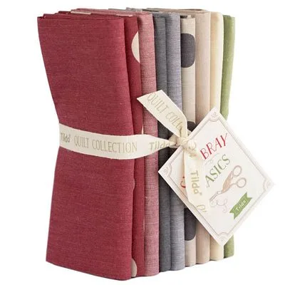 Tilda Seasonal Chambray FQB 9pc 20x22in Winter Hues
