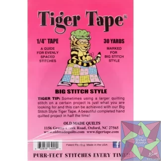 Tiger Tape Big Stitch Style 1/4in x 30yd Roll