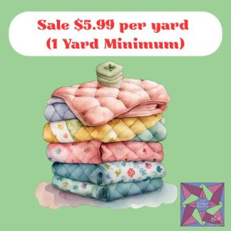Sale $5.99 per yard (1 Yard Minimum)