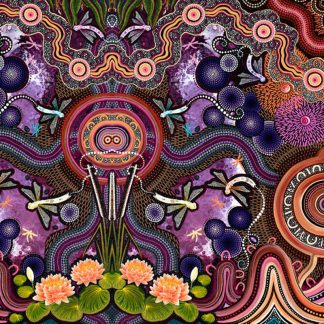 Aboriginal - Spirit of the Bush - Waterlilies