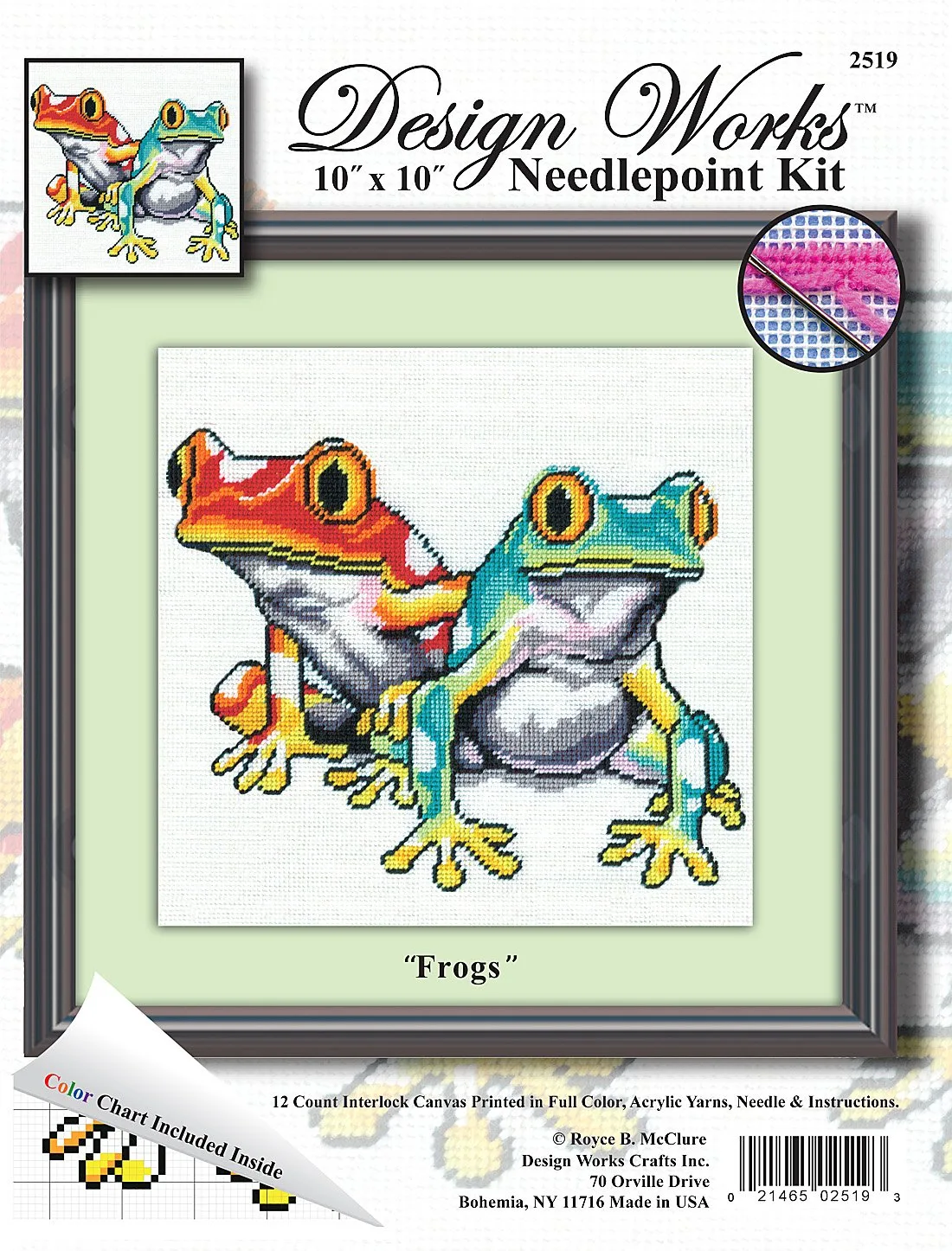 Frogs Needlepoint Kit - Image 3