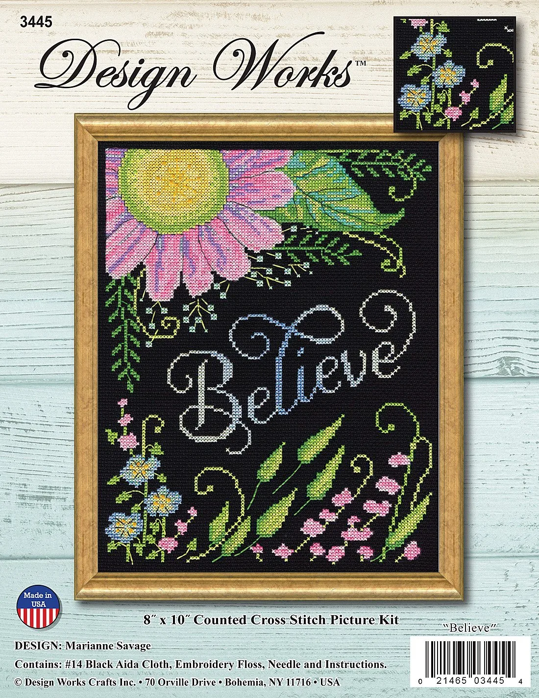 Believe Cross Stitch Kit - Image 2