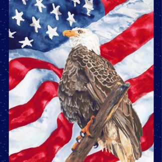 Henry Glass - Wings of Freedom - 24" Eagle Panel, Multi