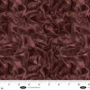 Opulent Flannel 108" Crushed Velvet Texture - Cocoa