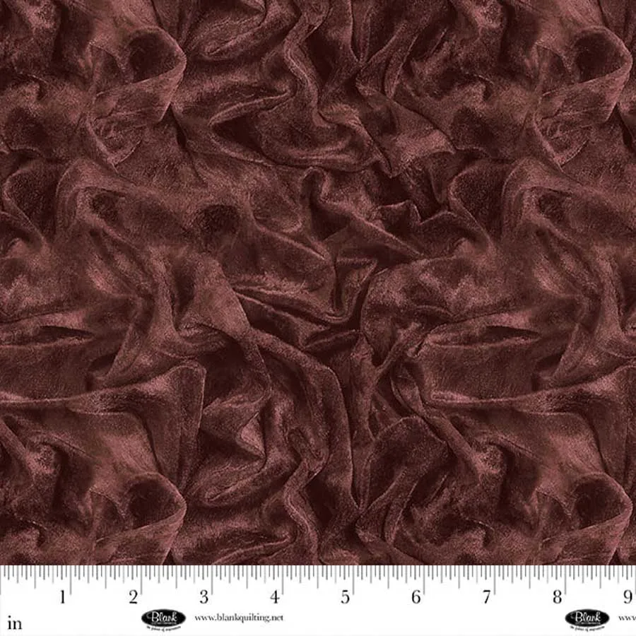 Opulent Flannel 108" Crushed Velvet Texture - Cocoa