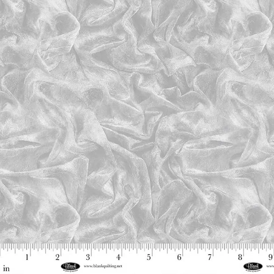 Opulent Flannel 108" Crushed Velvet Texture - Fog