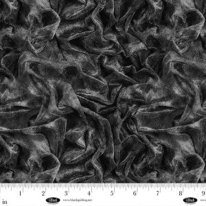 Opulent Flannel 108" Crushed Velvet Texture - Charcoal