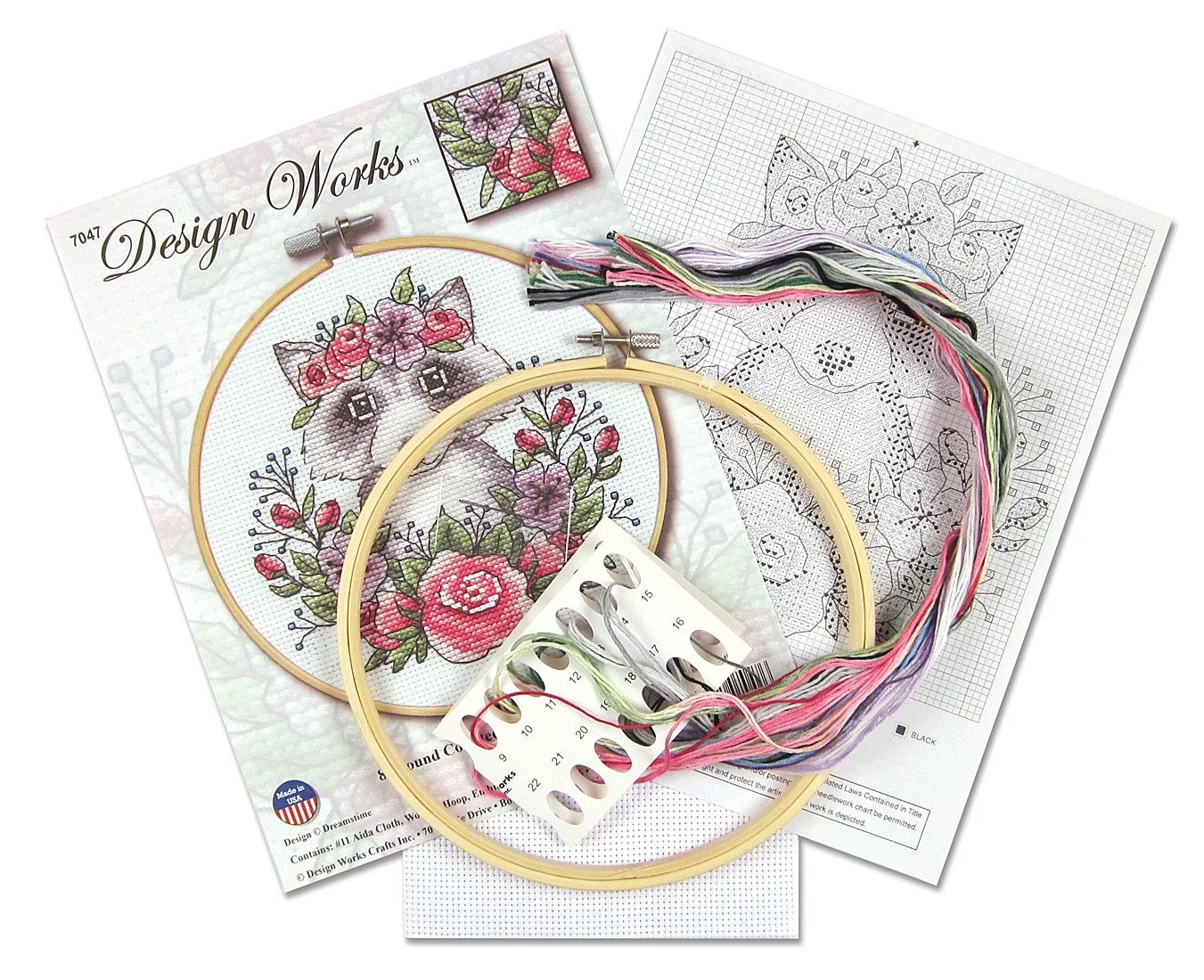 Racoon Cross Stitch Kit - Image 3