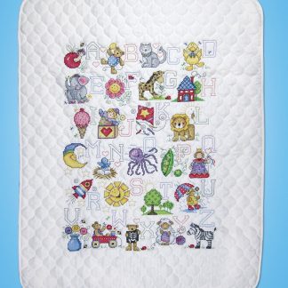 ABC Fun Cross Stitch Quilt Kit