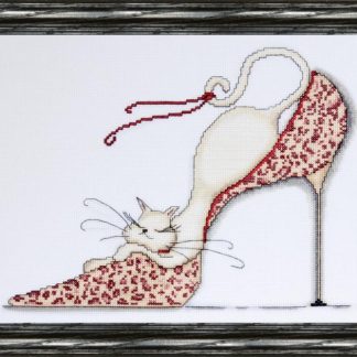 Leopard Shoe Cross Stitch Kit