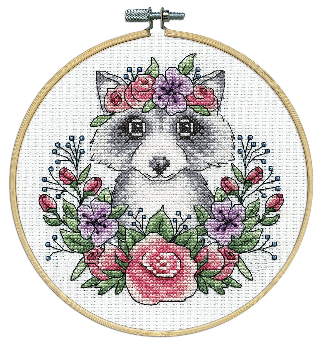 Racoon Cross Stitch Kit