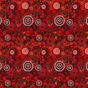 Aboriginal - Spirit of the Bush - Red Flowers