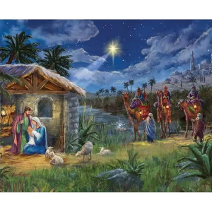 Christmas Wishes Panel by Riley Blake Designs 36" x 43"
