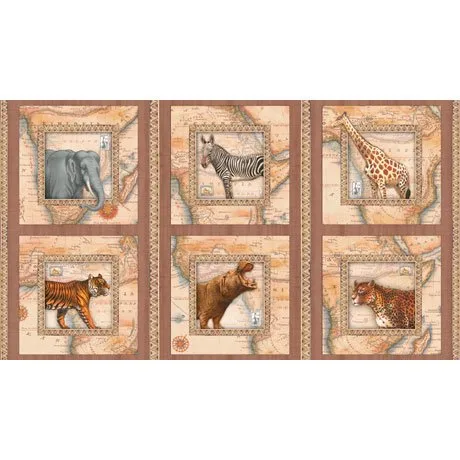 Out of Africa - 24" Picture Patches Panel