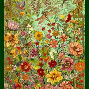 Enchanted Canopy - Digital by JK Stewart - Garden Panel 24"