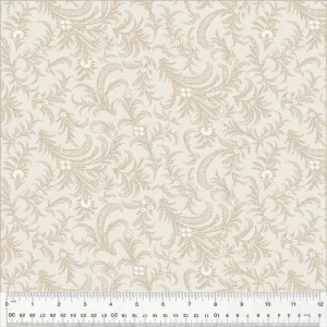 Delicate Paisley - Linen - 108" Wideback
